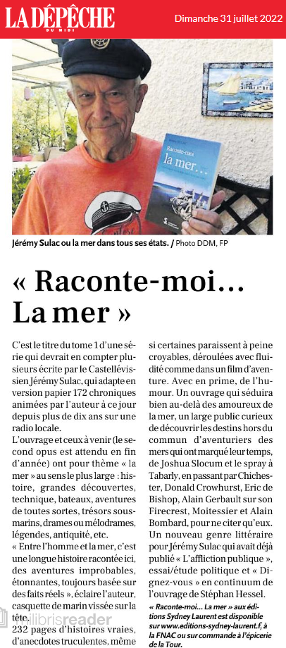 .... raconte moi la mer ...... Livres et BD
