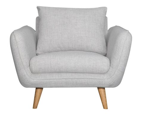 Fauteuil scandinave CREEP gris chiné comme neuf 450 Hyères (83)