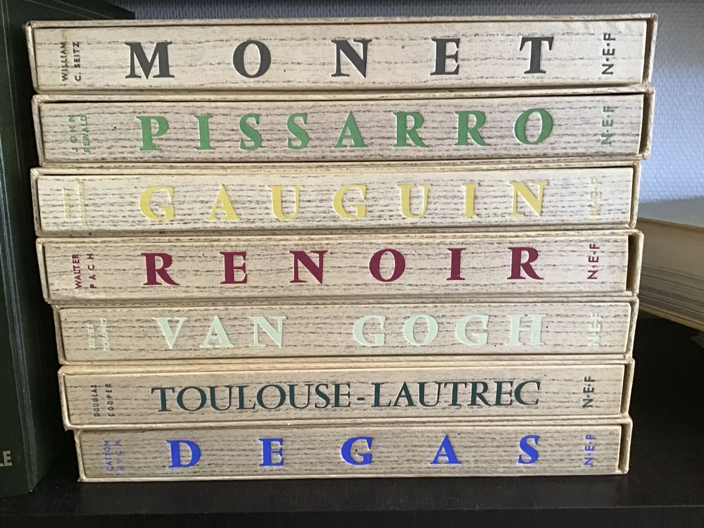  7 coffrets de peintres &eacute;dition NEF Livres et BD