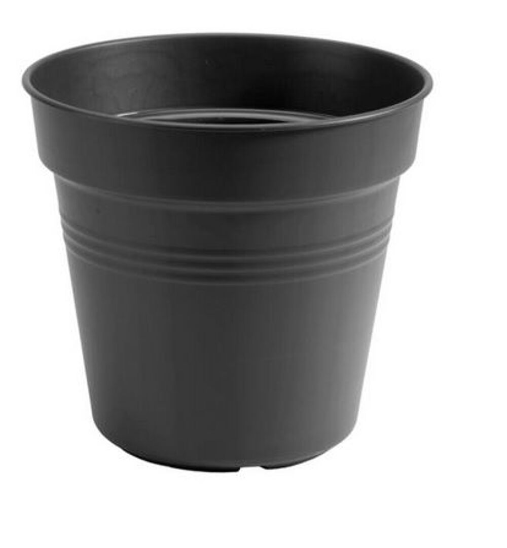 2 pots plante noir plastique Elho 20 litres Jardin