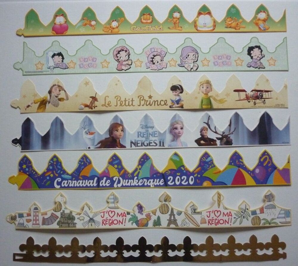&Eacute;PIPHANIE : COURONNES pour GALETTES DES ROIS (BD, FILM, ..) 