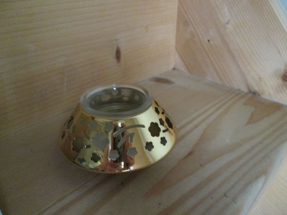 Porte bougie "Bouquet de Laiton" Partylite Décoration