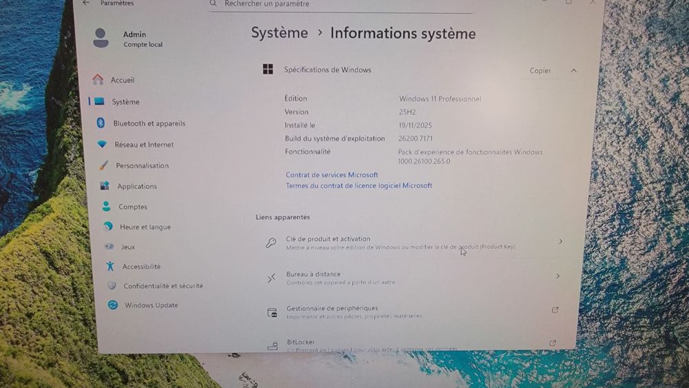 Dell Pr&eacute;cision T1700 i5 vPro /8Go/256Go SSD/WINDOWS 11 Pro
Matériel informatique