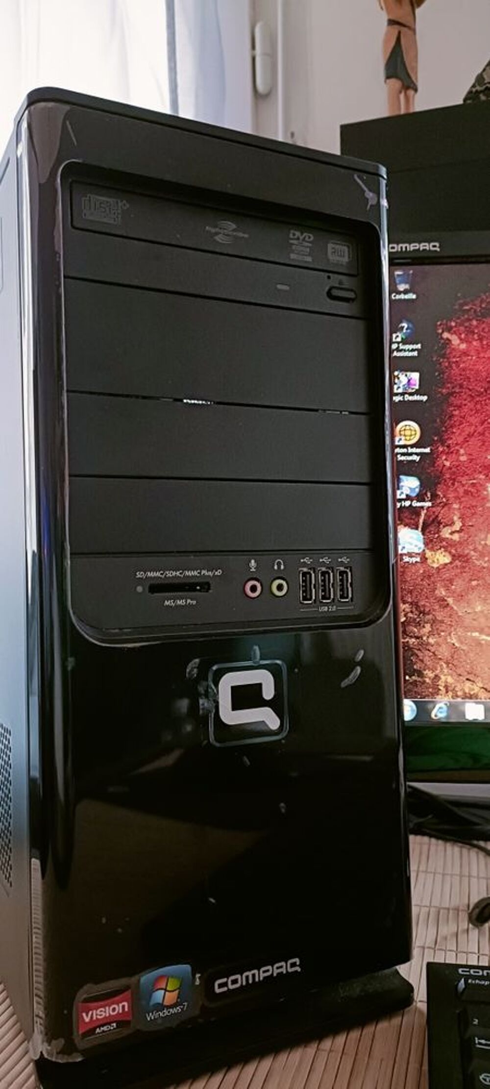 ordinateur de bureau Compaq, Windows 7 Matériel informatique