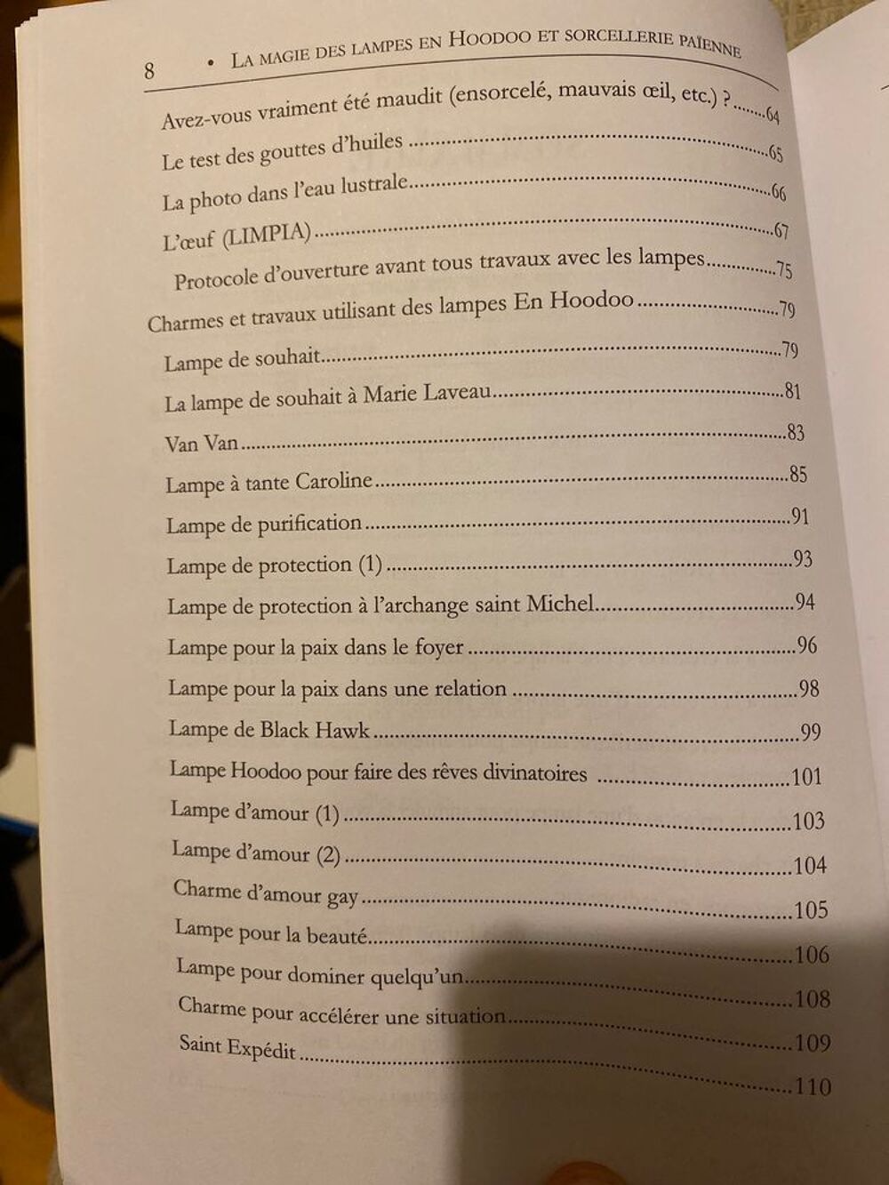 magie HOODOO Livres et BD
