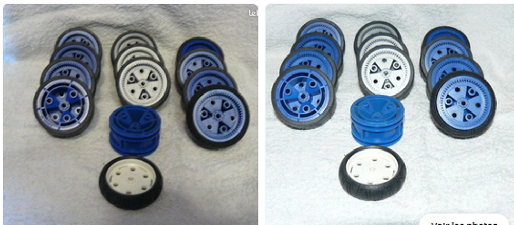 ROUES pour JEU MECANO Jeux / jouets