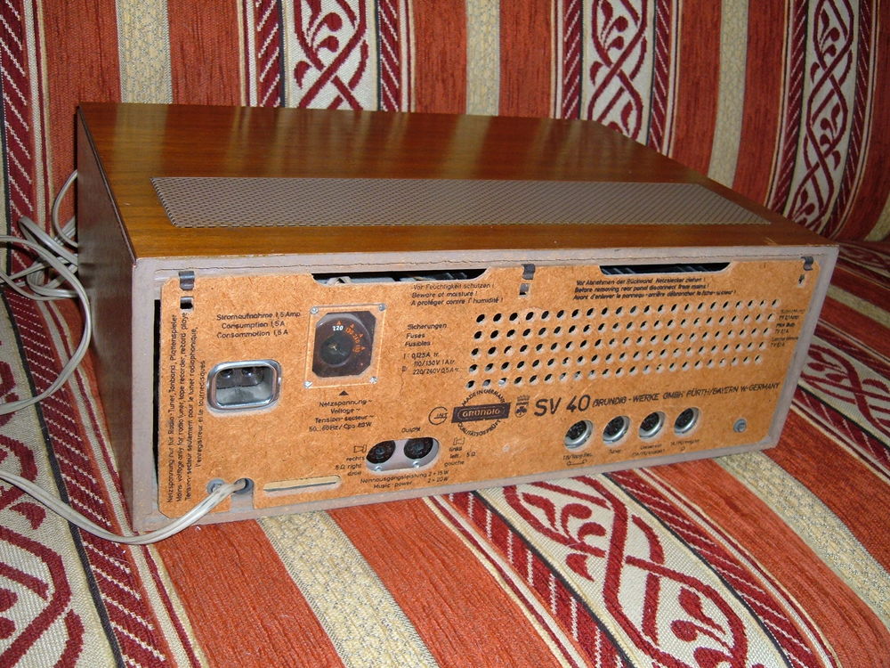 SV-40 GRUNDIG et les autres 60' Audio et hifi