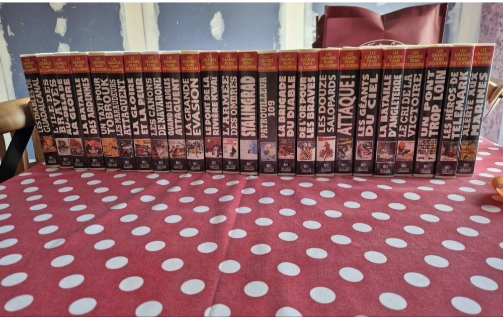 Cassettes DVD et blu-ray