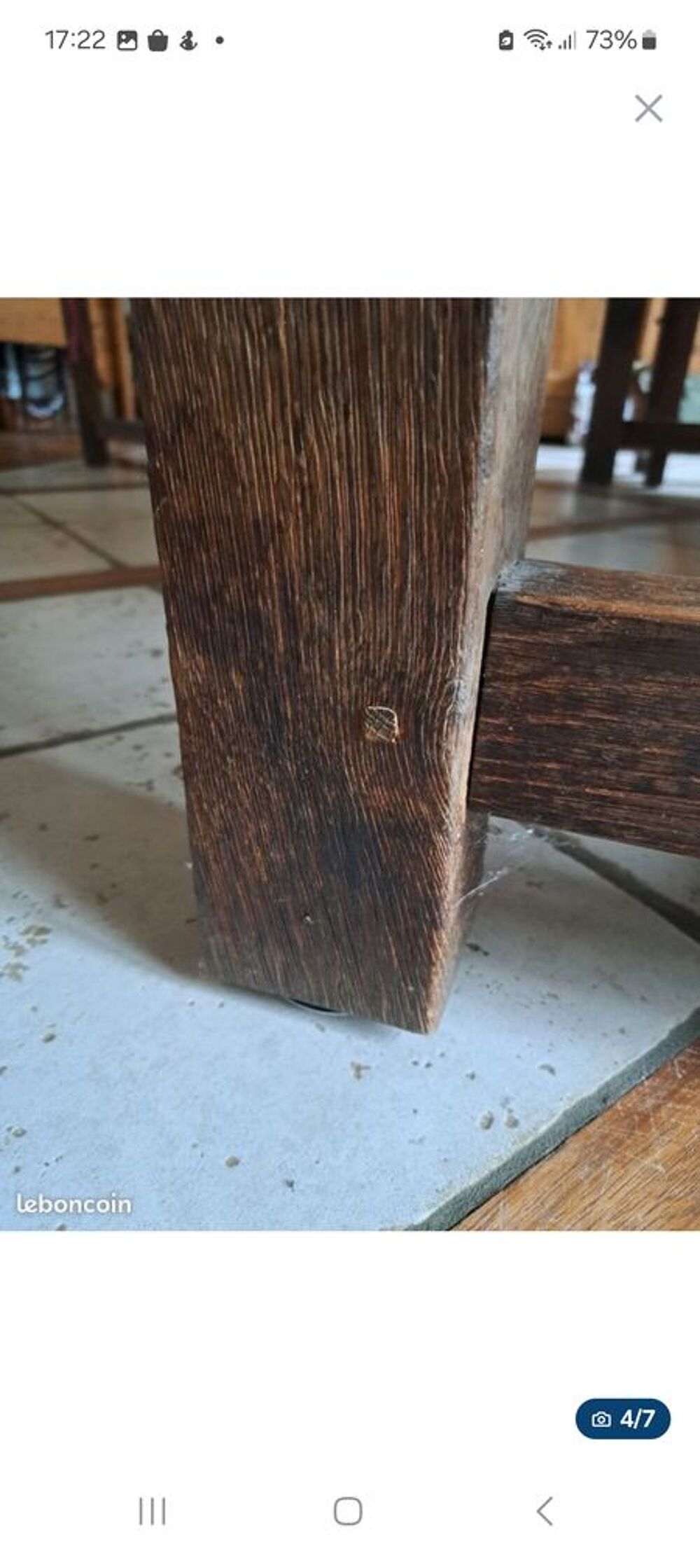 Table et 6 chaises Meubles
