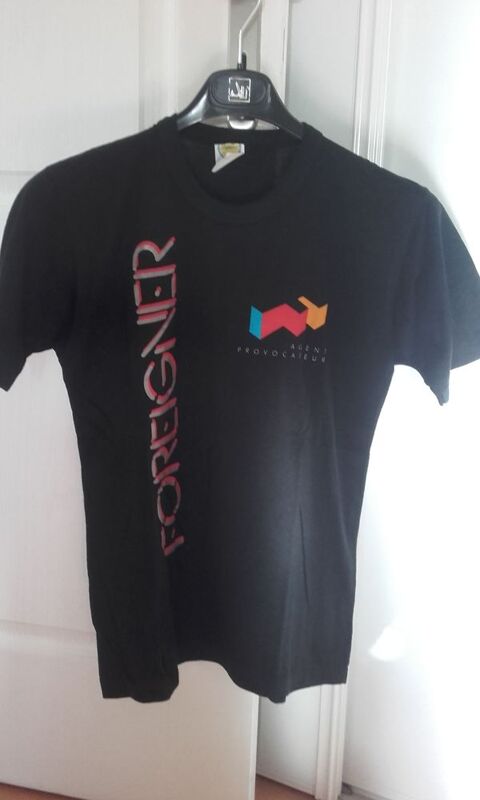 T-Shirt : Foreigner - Agent Provocateur 1985 - Taille : S 220 Angers (49)