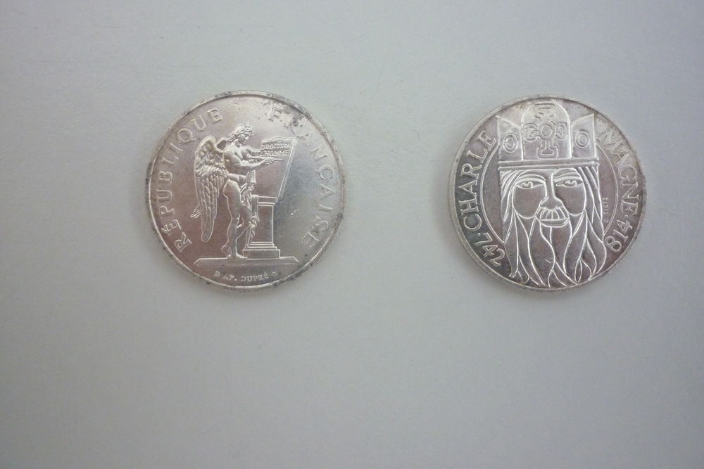 Pi&egrave;ces de 100 francs 