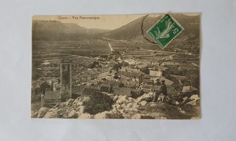 ancienne carte postale vues panoramiques cuges priode 1907  2 Marseille 9 (13)
