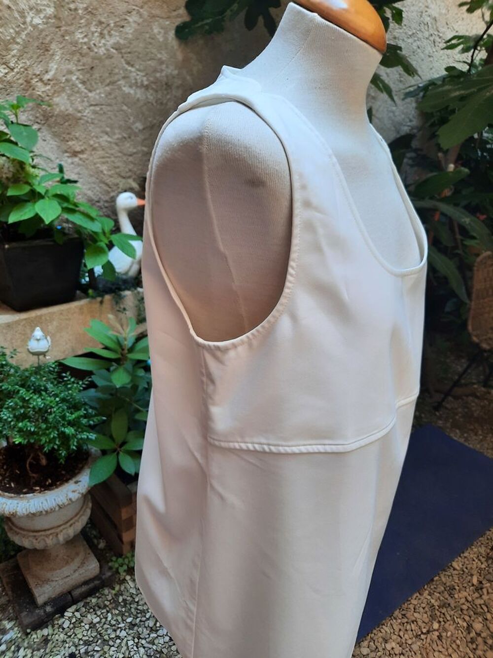 TOP RIVER WOODS BLANC POLYESTER DOUBLE-R&eacute;f.TOP-010 V�tements