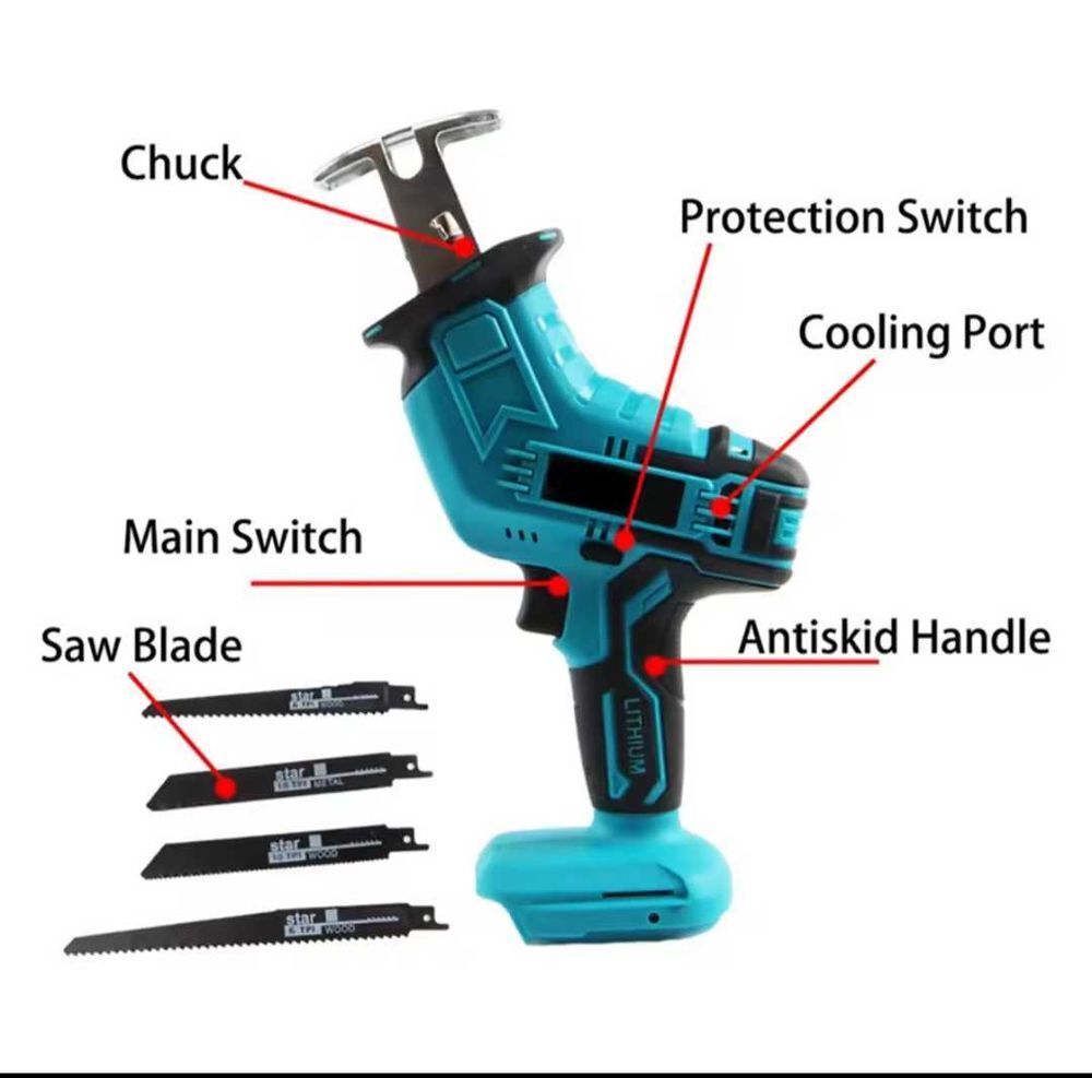 scie sabre &agrave; batterie compatible Makita 18v Bricolage
