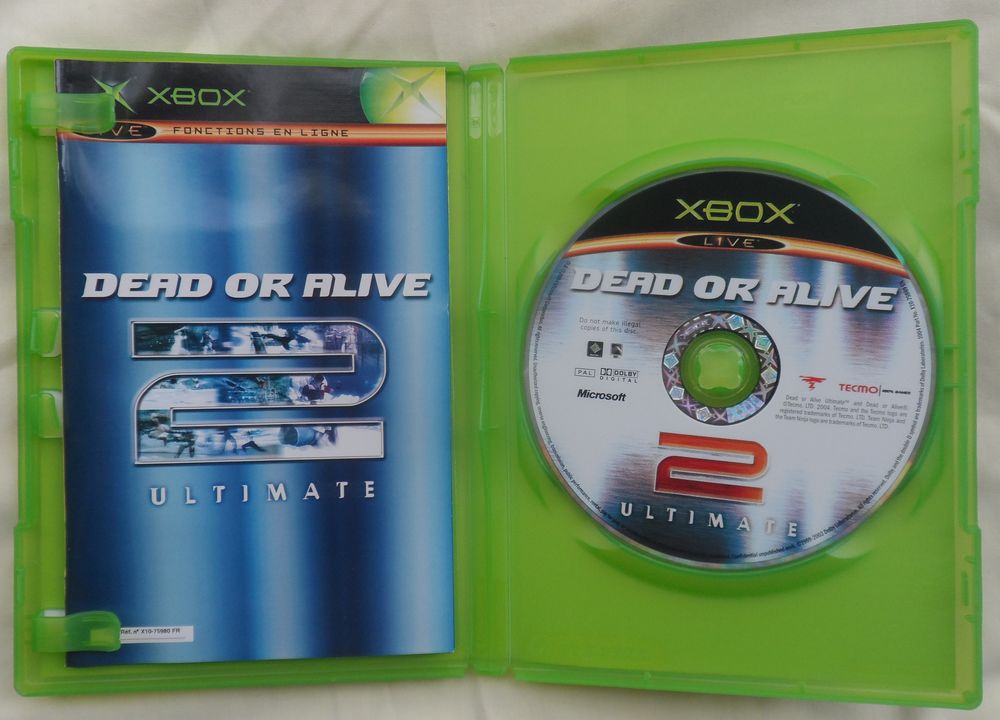 DEAD OR ALIVE 2 ULTIMATE MICROSOFT XBOX XG TECMO COMBAT
Consoles et jeux vidéos