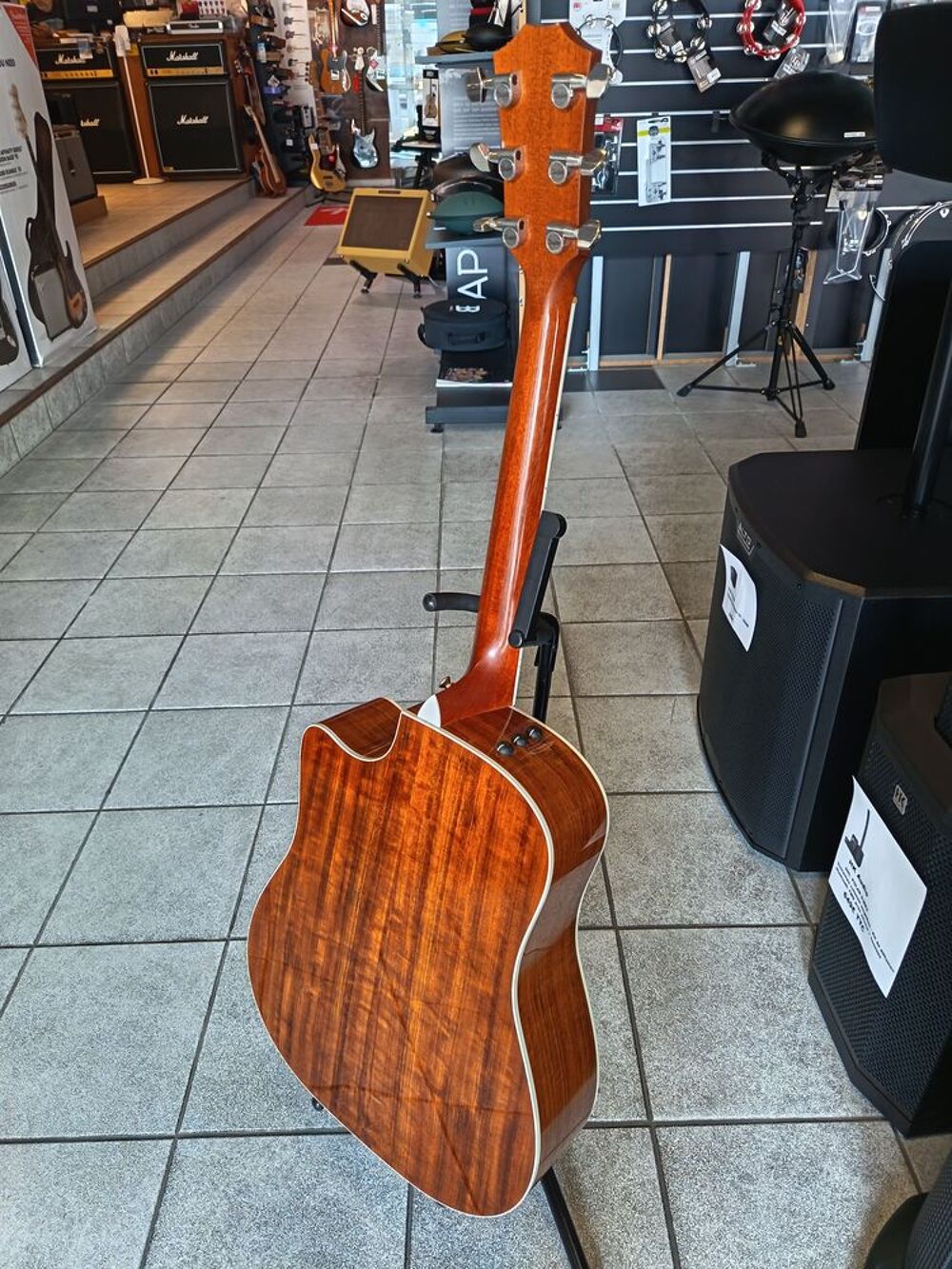 Guitare acoustique bois naturel Instruments de musique
