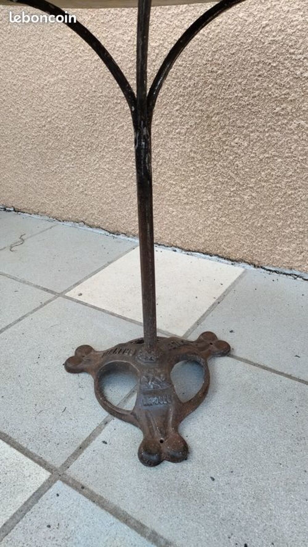 ANCIEN PIED TABLE NICOLLET Décoration