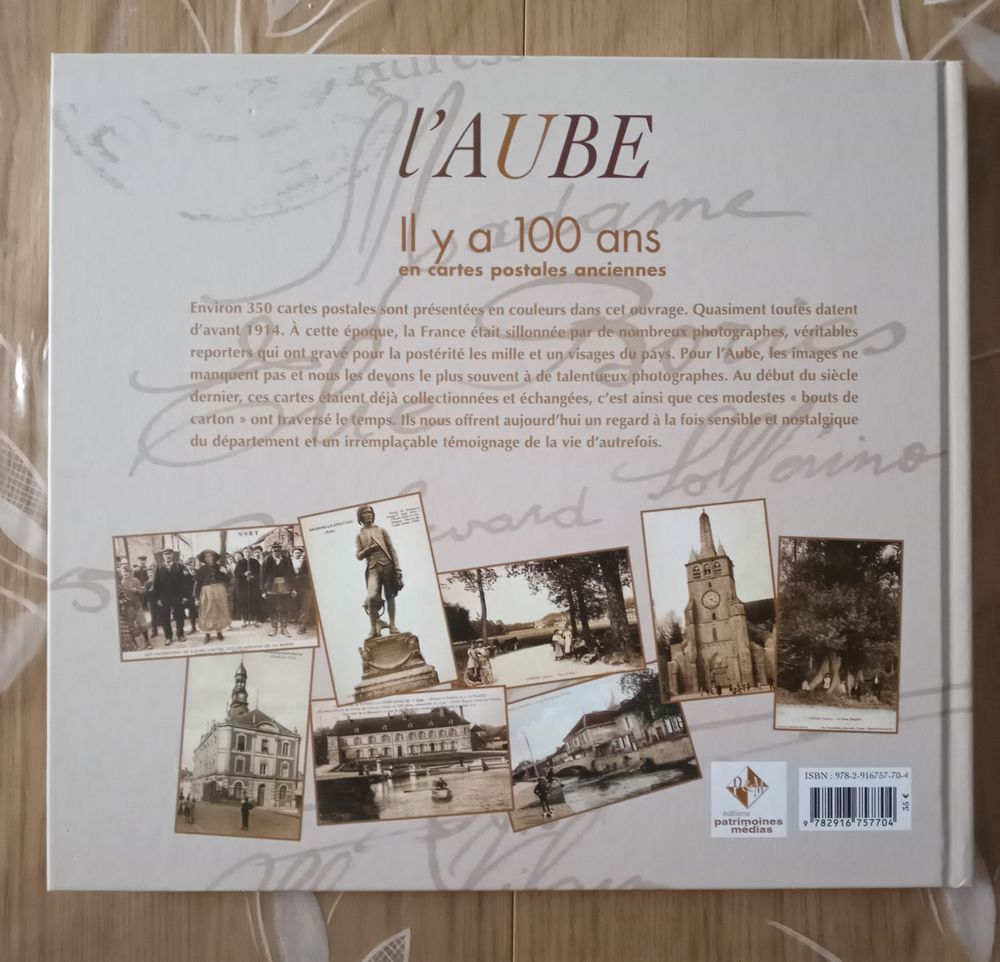 L'AUBE il y a 100 ans en cartes postales anciennes Livres et BD