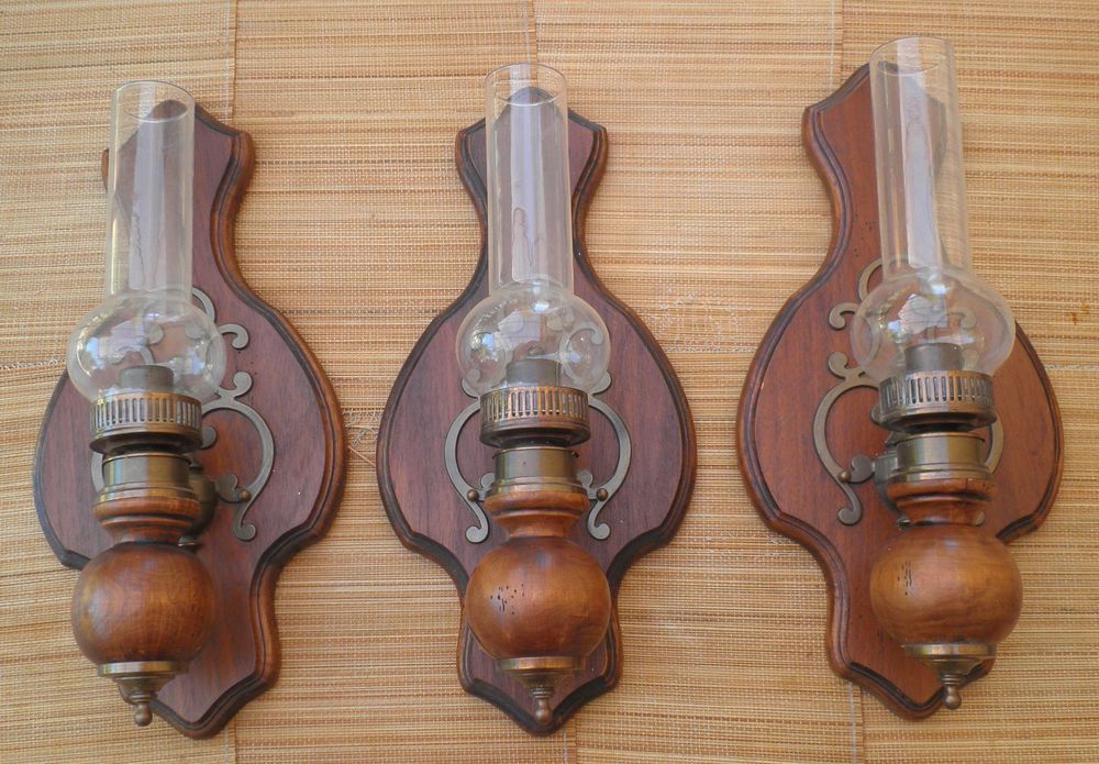 LOT DE 3 BELLES APPLIQUES ELECTRIQUES Décoration