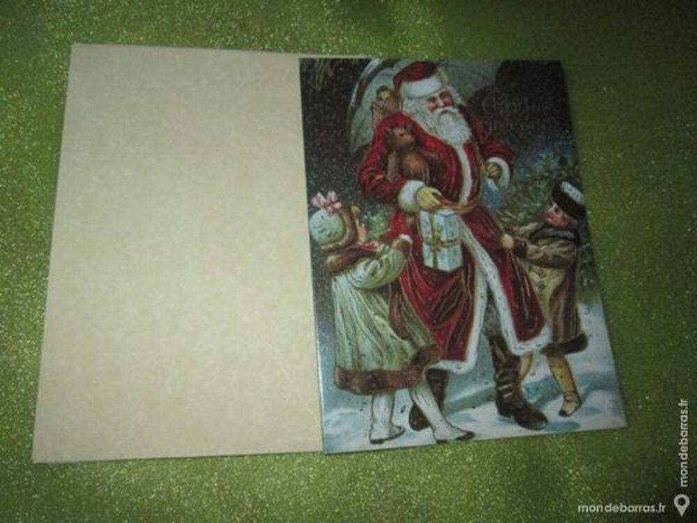Cartes doubles avec enveloppes motif "No&euml;l " 