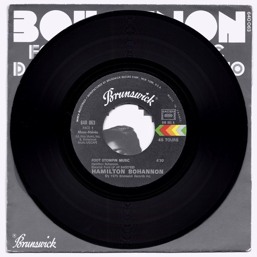 HAMILTON BOHANNON -45t SP- FOOT STOMPIN MUSIC - 1975 CD et vinyles