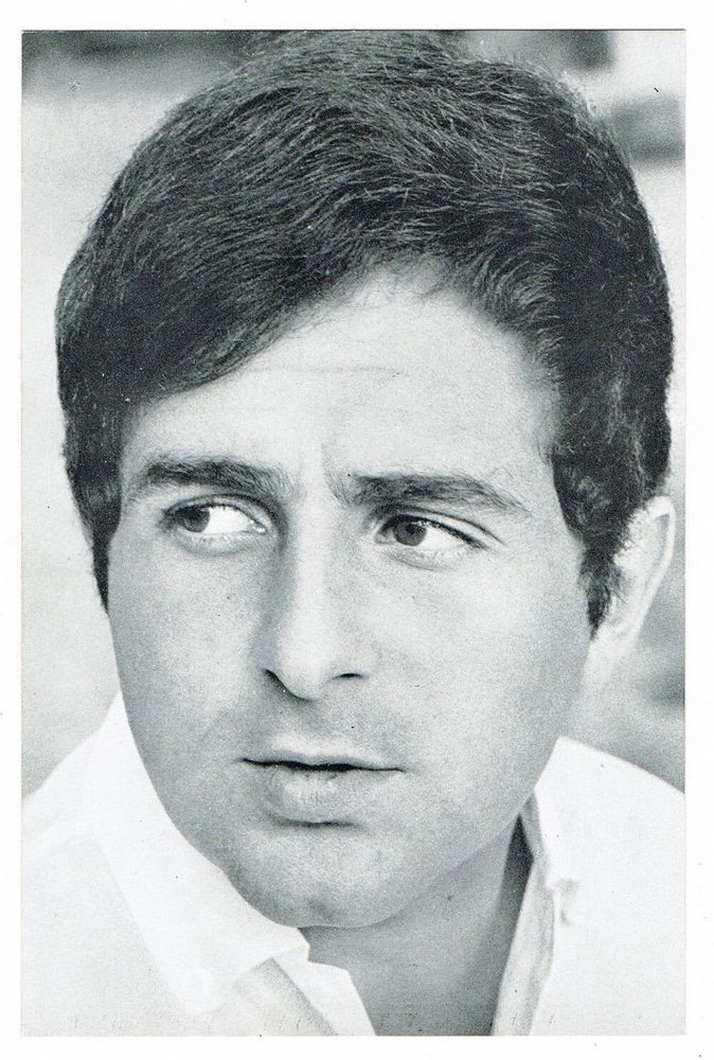 RICHARD ANTHONY Photo Carte Publicitaire Noir &amp; Blanc 1967 