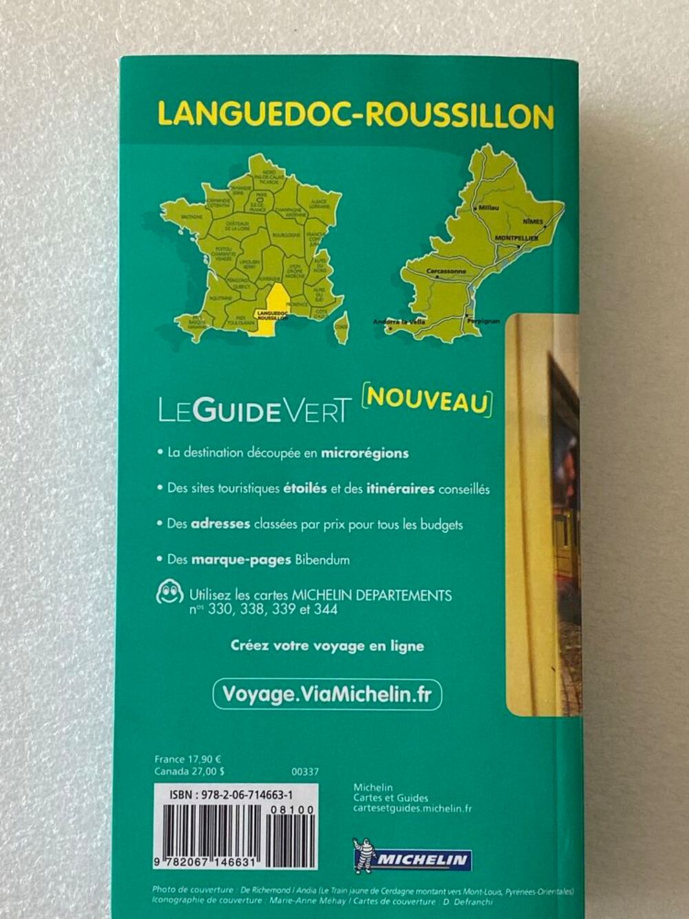 Guide Vert Languedoc - Roussillon Michelin Neuf Livres et BD