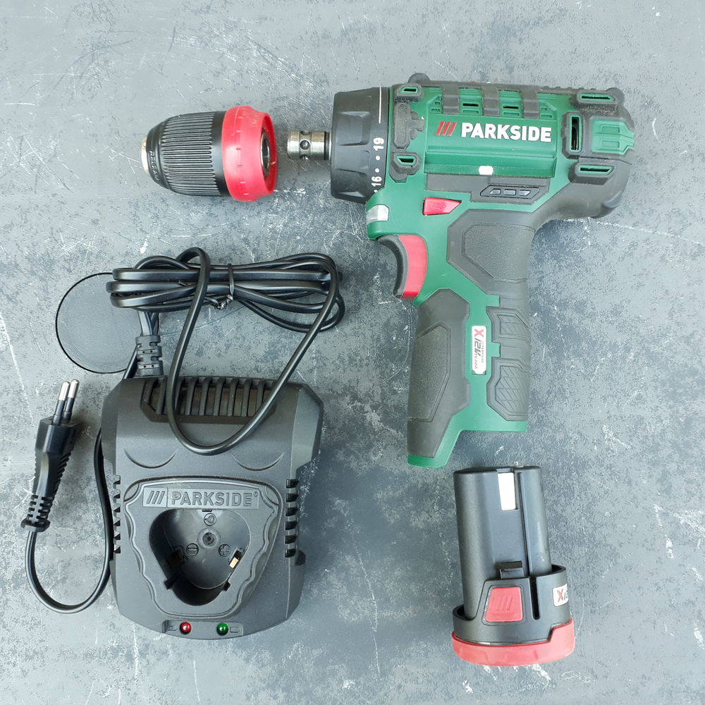Perceuse-Visseuse Sans Fil 12 V - "Parkside" - ["Lidl"] Bricolage