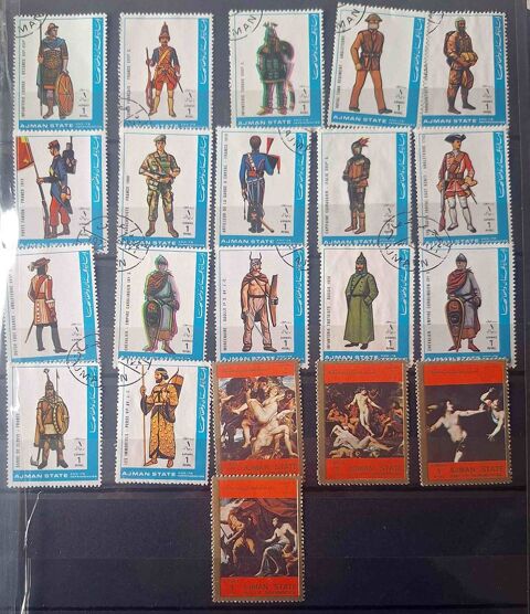 Série de timbres de collection d'Ajman C 40 Gap (05)