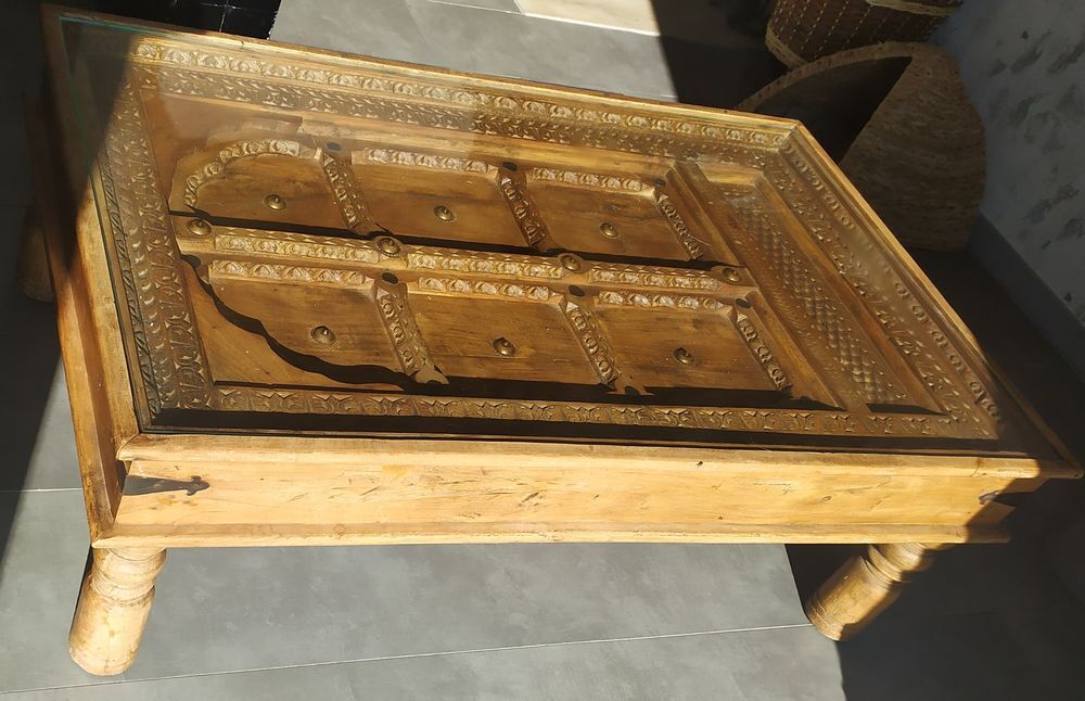 Table basse porte indienne Meubles