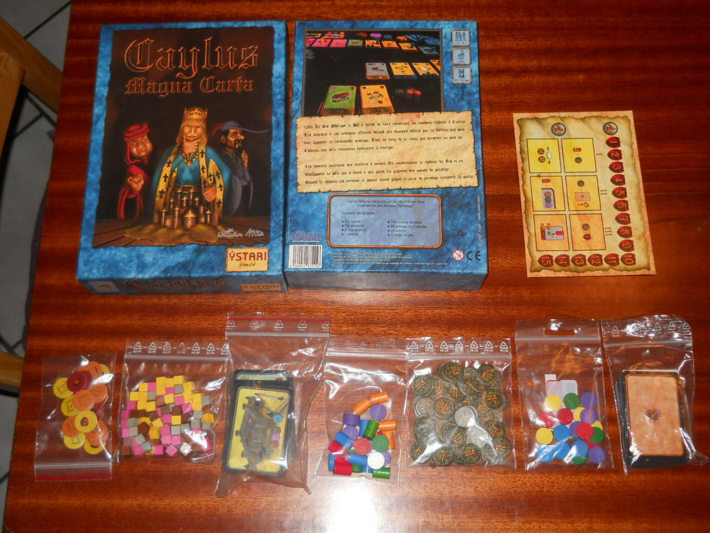 Caylus Magna Carta Jeu + Extension Jeux / jouets