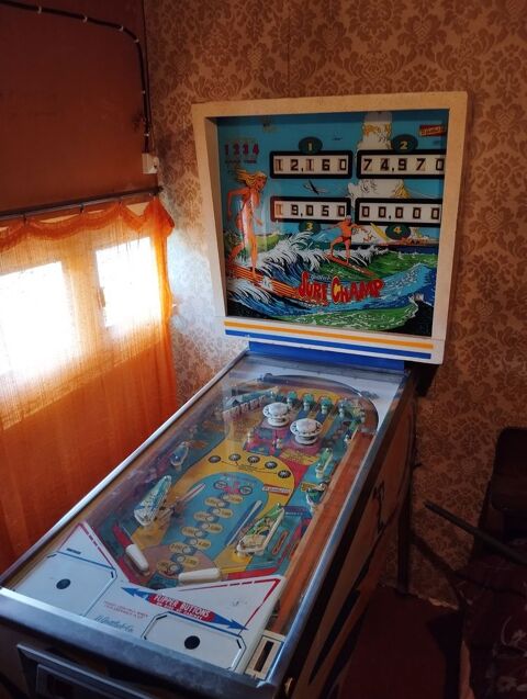 Flipper Gottlieb surf champ 1976 1500 Thaon-les-Vosges (88)