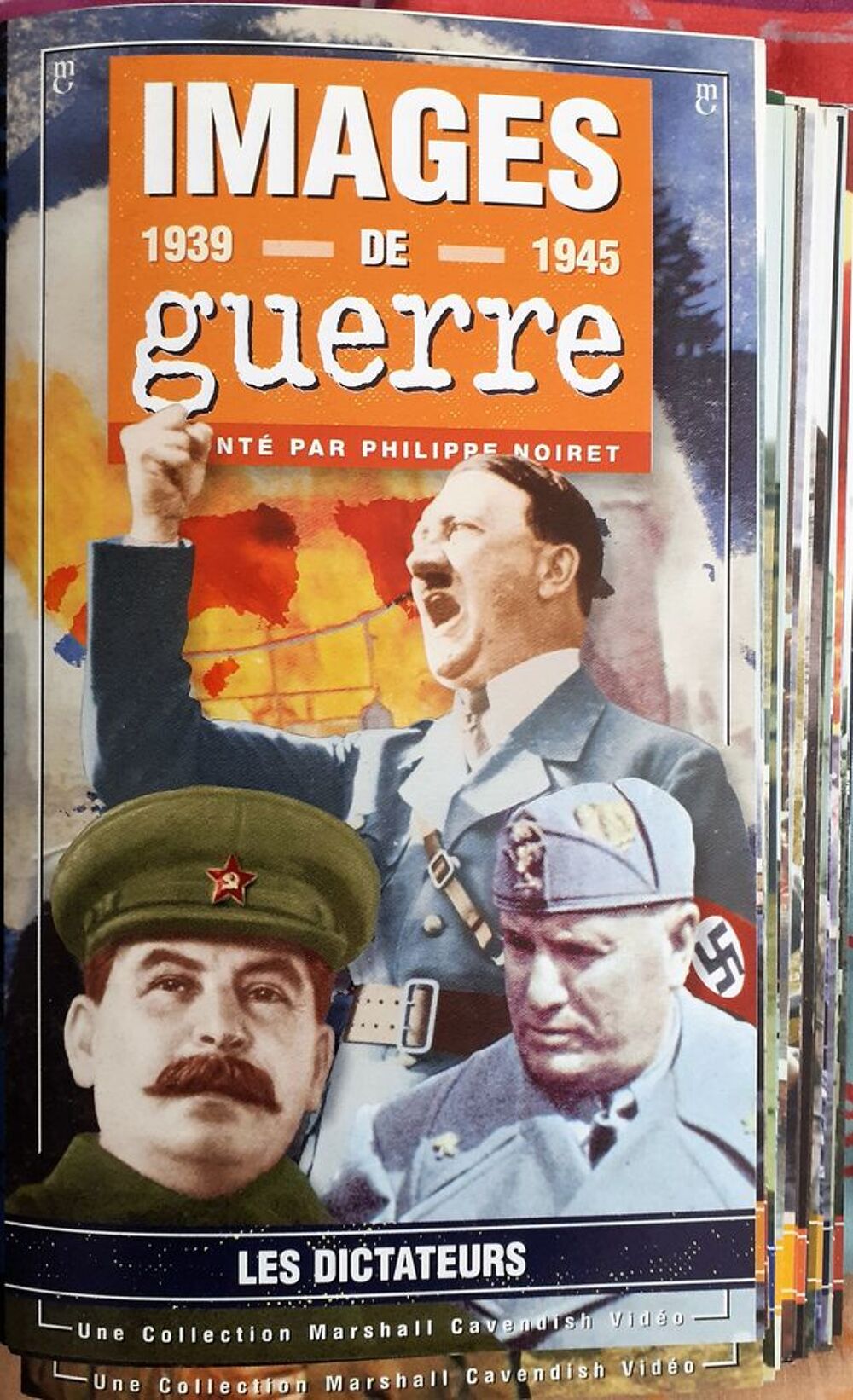 46 Jaquettes de VHS sur les deux guerres mondiales. 