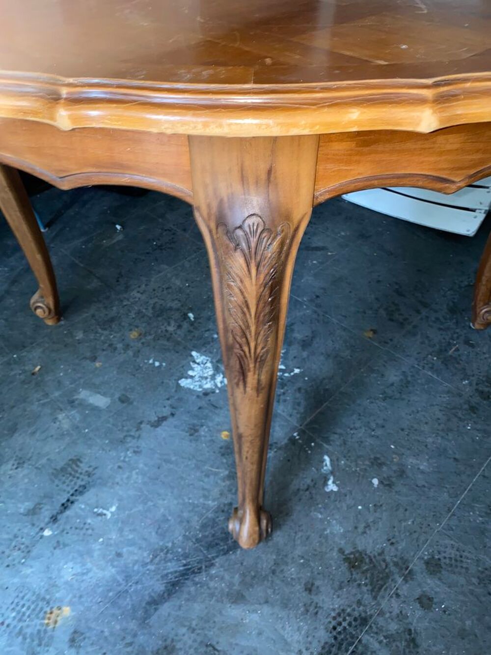 Table en merisier avec rallonge Meubles