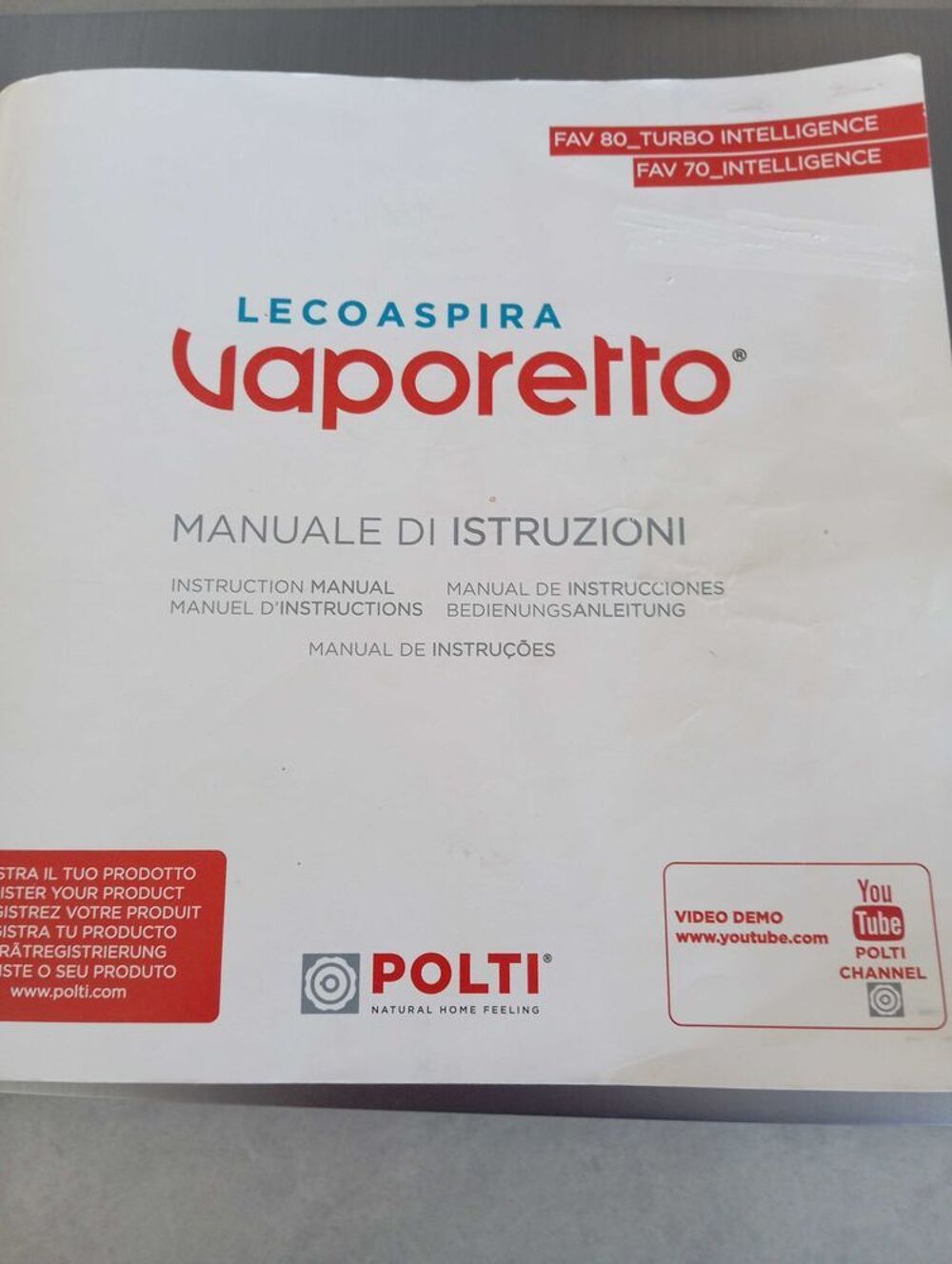 vaporetto POLTI 80 Electroménager