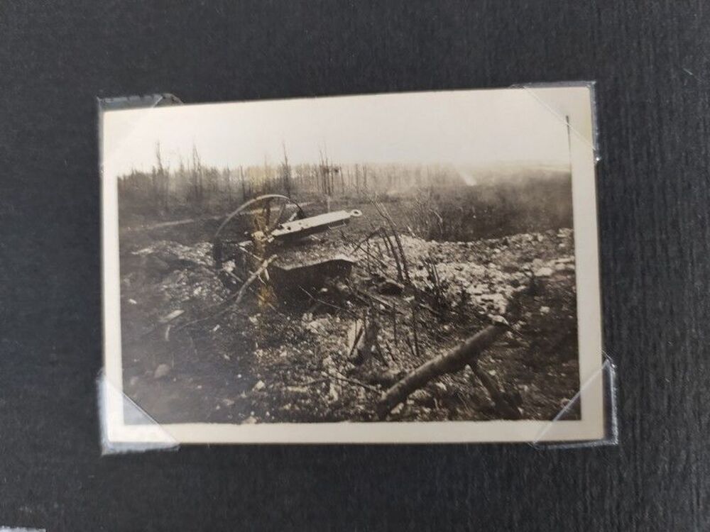 Album Photographie Poilu Artillerie Front Tranch&eacute;e 14-18 WW1 
