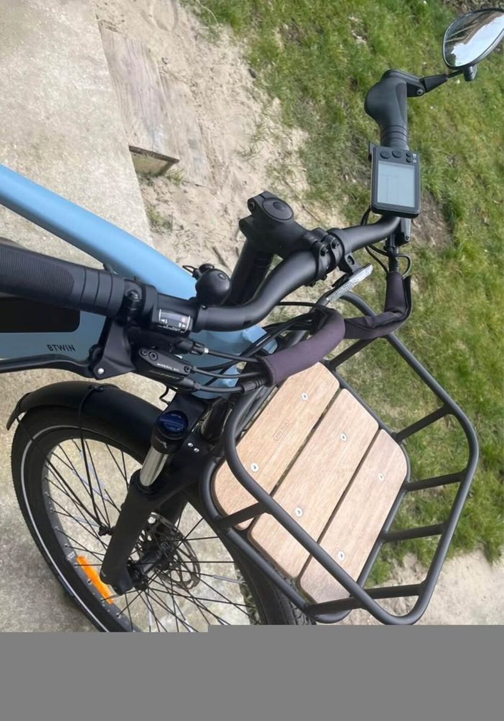 V&eacute;lo cargo &eacute;lectrique d&eacute;cathlon Vélos