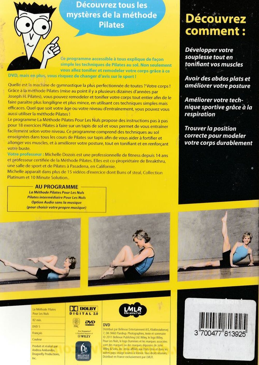 La m&eacute;thode Pilates pour les Nuls DVD et blu-ray
