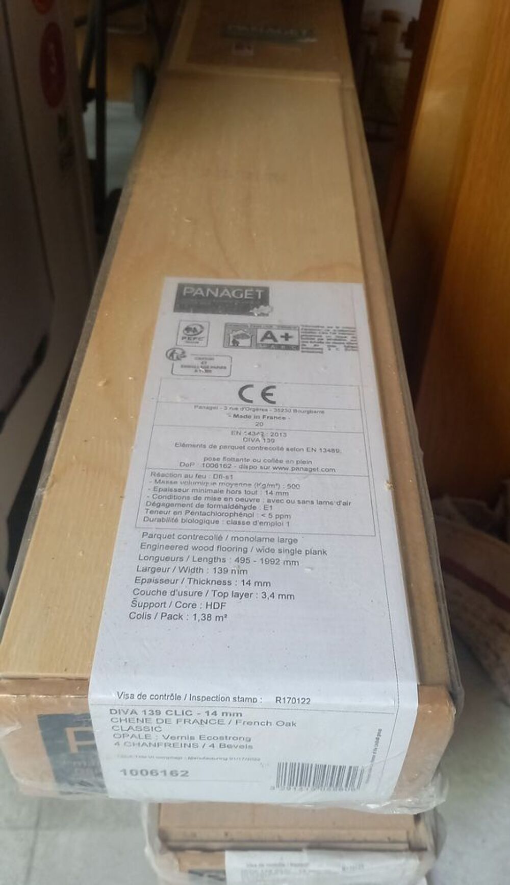 11,5m2 parquet ch&ecirc;ne massif neuf
Bricolage