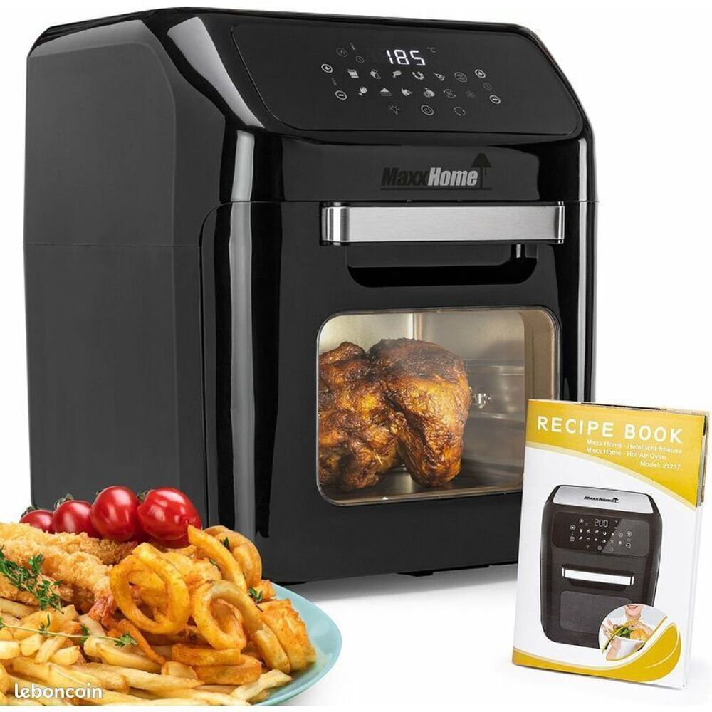 MaxxHome Friteuse sans Huile XXL - Airfryer - Friteuse &agrave; air Cuisine