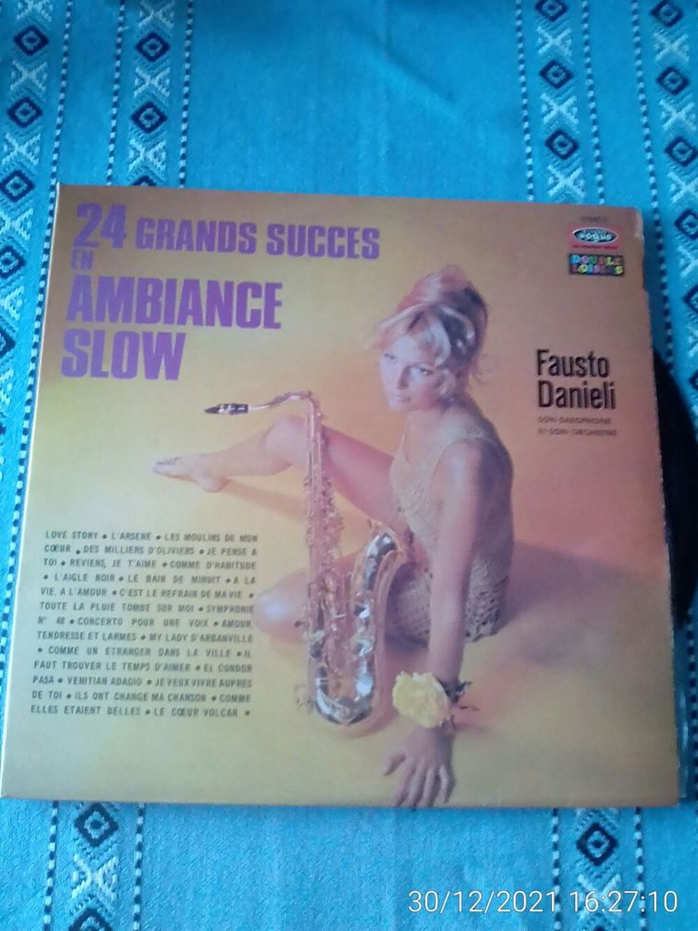 Vinyle 33T AMBIANCE SLOW-FAUSTO DANIELI CD et vinyles