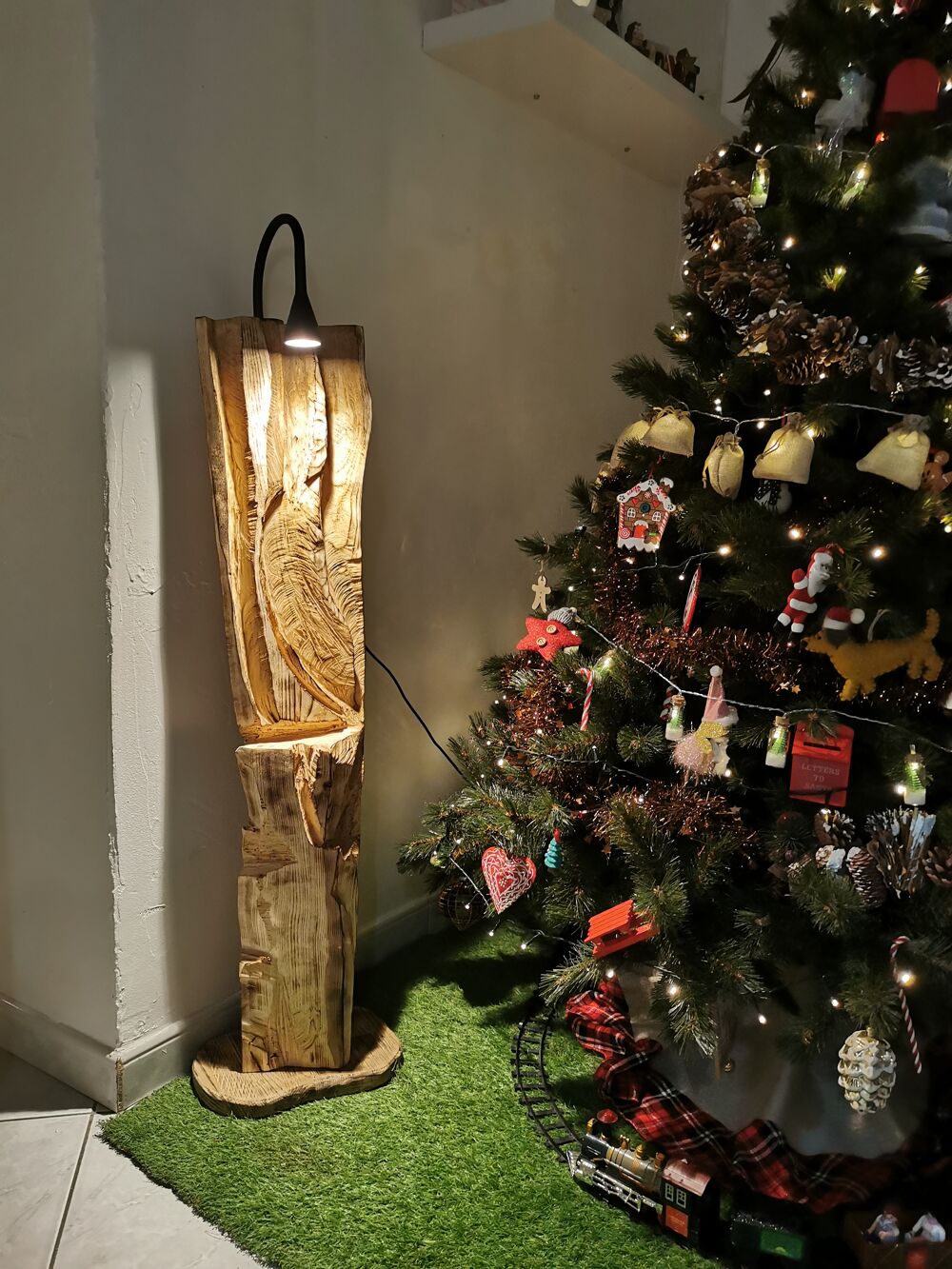 Lampe en bois Décoration