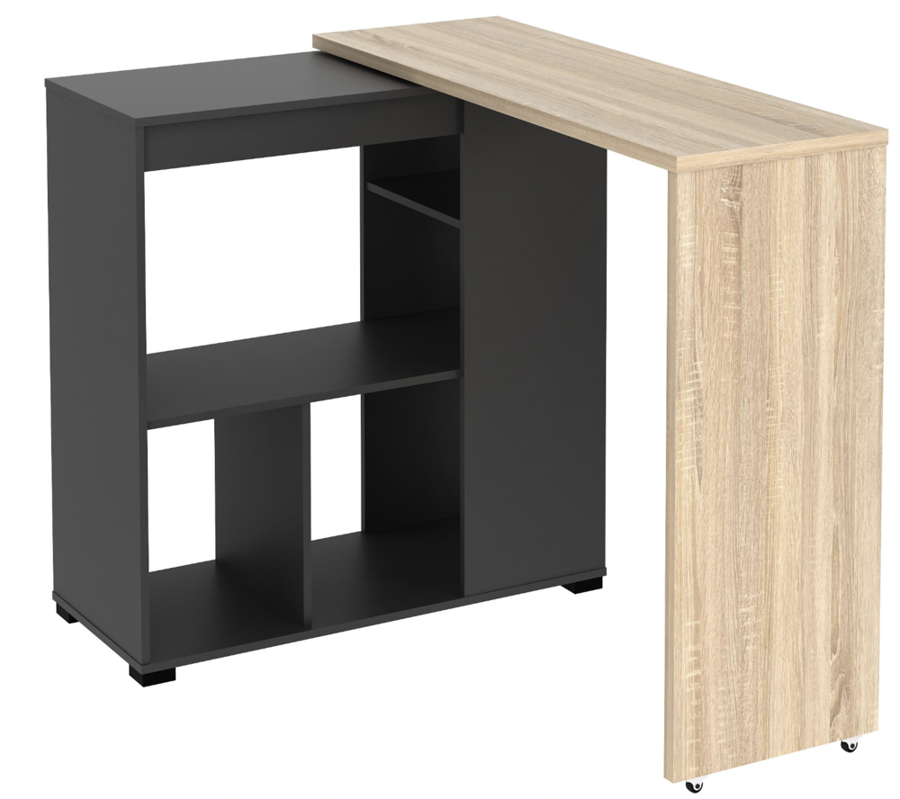 Meuble de bar pivotant avec rangements ? SATURNE Meubles