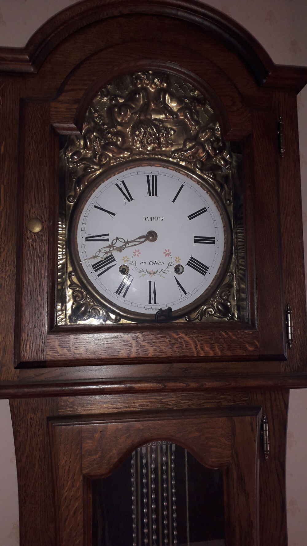 HORLOGE COMTOISE VERITABLE. Décoration