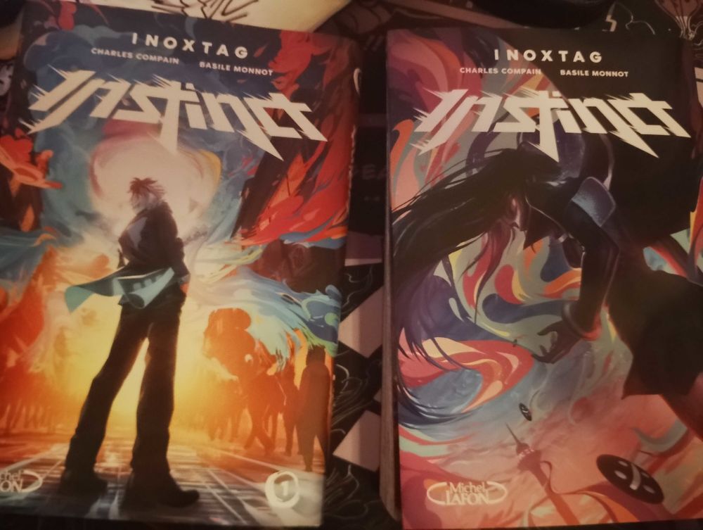 Tom 1 et 2 mangas instinct de inoxtag Livres et BD