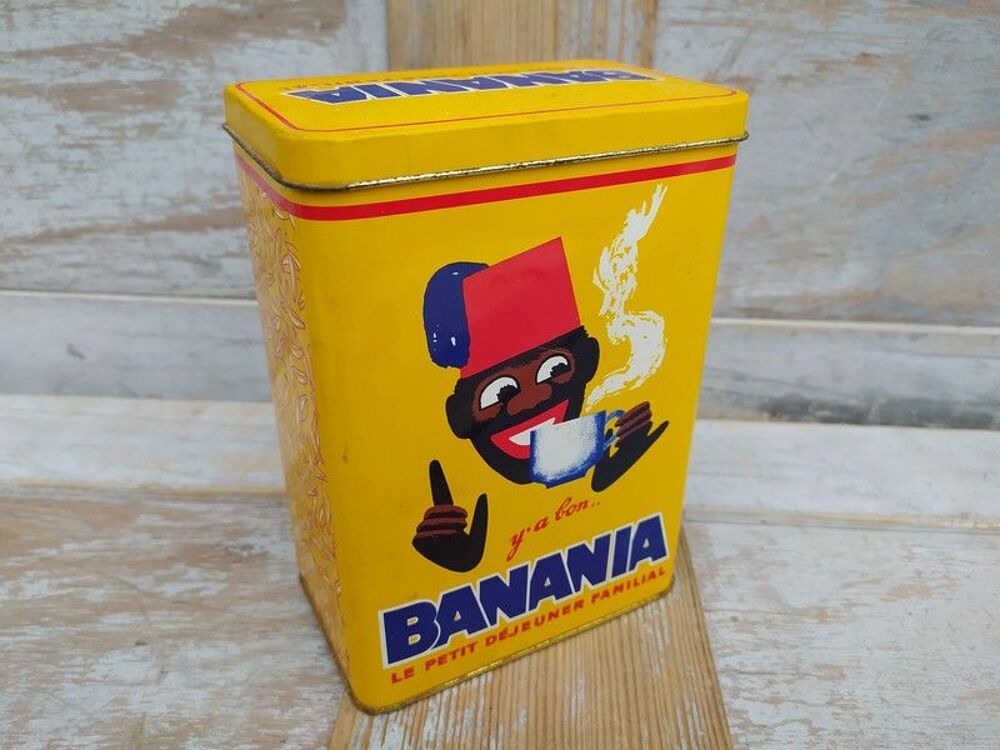Boite T&ocirc;le Publicitaire Banania Y a Bon Vintage 
