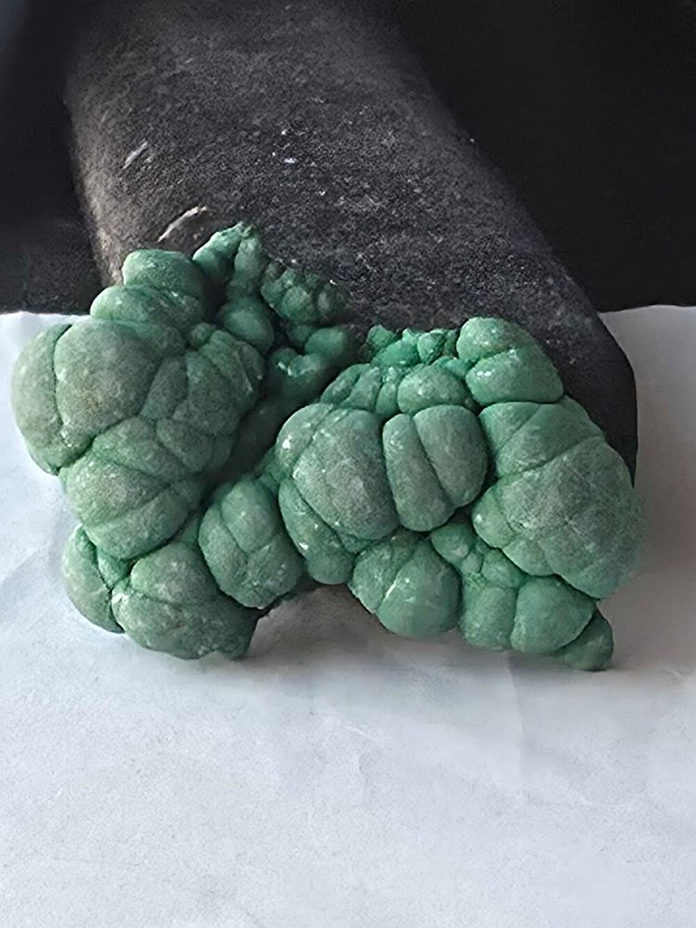 Stalactite de Malachite brute du Katanga RDC-69g 
