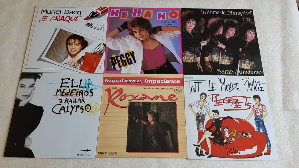 LES MAXI 45T PHOTO 7 CD et vinyles