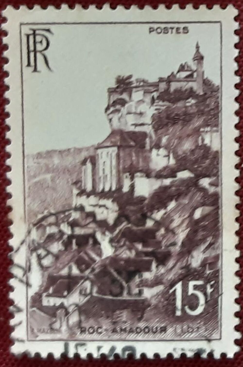 TIMBRE &agrave; collection ROC-AMADOUR 