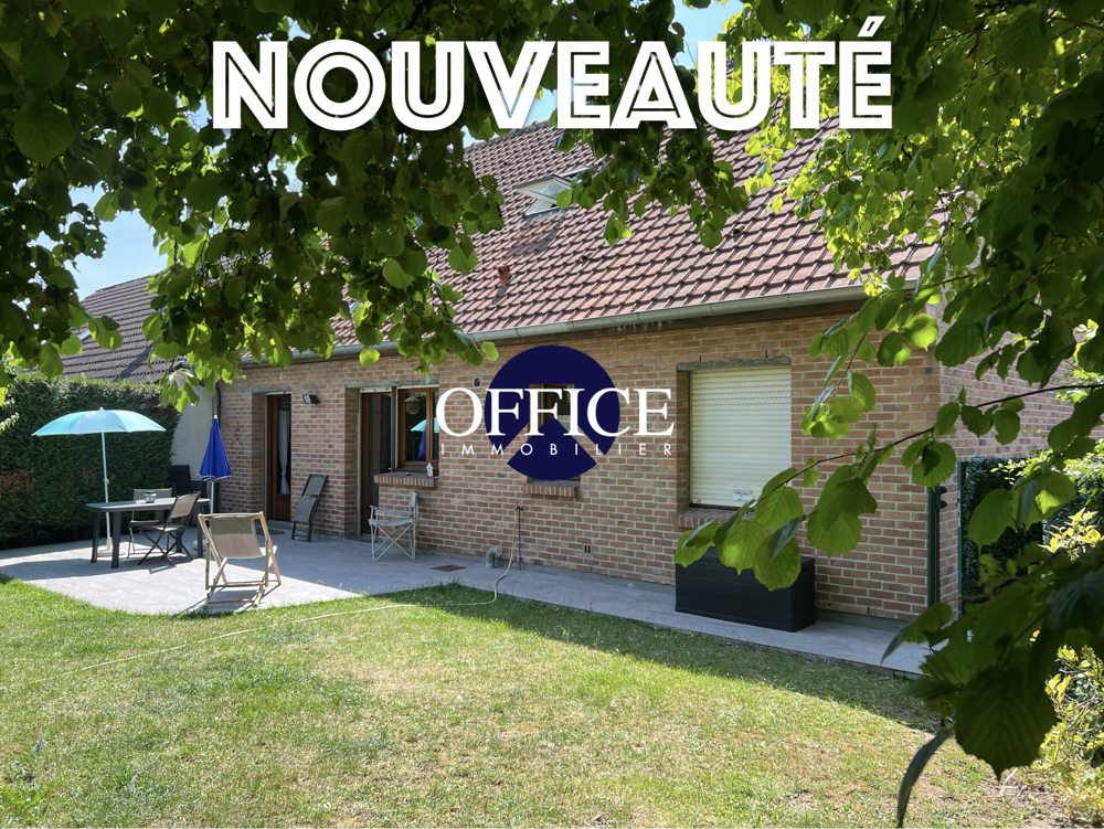 Vente Maison NOUVEAUTÉ – Maison individuelle semi plain-pied de 130 m2 avec 5 chambres + bureau – Sous-sol complet – Terrain de plus de 600 m² Lens